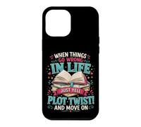 Carcasa para iPhone 12 Pro MAX Cuando Las Cosas Van Mal en la Vida, Simplemente grita Trama Twist