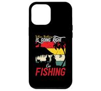 Carcasa para iPhone 12 Pro MAX Cuando Nada va Bien, ve a Pescar Funny Angler Fisher