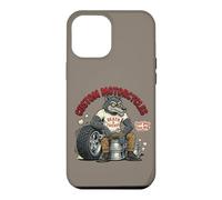 Carcasa para iPhone 12 Pro MAX Custom Motorcycles Lowbrow Wolf Rockabilly 1950s Biker