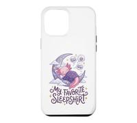 Carcasa para iPhone 12 Pro MAX Cute Axolotl My Favorite Sleepshirt Kawaii Teen Pajama