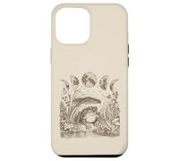 Carcasa para iPhone 12 Pro MAX Cute Frog Mushroom Moon Witchy Fairy Grunge Vintage Graphic