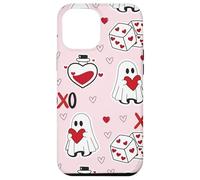 Carcasa para iPhone 12 Pro MAX Cute Ghost Valentines XOXO Heart Dice Spooky