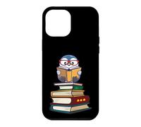 Carcasa para iPhone 12 Pro MAX Cute Girls Kawaii Kids Animal Lover Reading Books Penguin