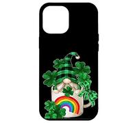 Carcasa para iPhone 12 Pro MAX Cute Green Shamrock with Coffee GNOME For St. Paddys Day