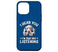 Carcasa para iPhone 12 Pro Max Cute Hear You Not Listening Weimaraner Lover