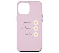 Carcasa para iPhone 12 Pro MAX Daisy Plant Peace Love Smile Common Daisy Flower