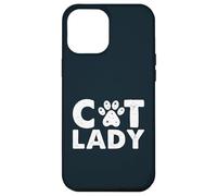 Carcasa para iPhone 12 Pro MAX Dama de Gato, Loca Dama de Gato