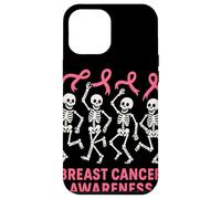 Carcasa para iPhone 12 Pro MAX Dancing Skeletons Pink Ribbon Breast Cancer Awareness