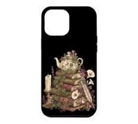 Carcasa para iPhone 12 Pro MAX Dark Academia Cottagecore Tea Books Botanical Mushroom