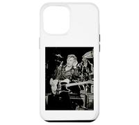 Carcasa para iPhone 12 Pro MAX Dave Edmunds Rockpile Cantante en Vivo por Dick Barnatt