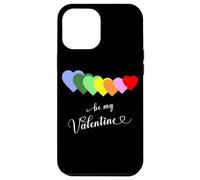 Carcasa para iPhone 12 Pro MAX Declaración Elegante para el día de San Valentín corazón Amor ser mi