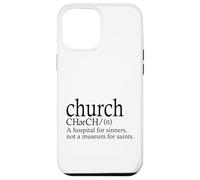Carcasa para iPhone 12 Pro MAX Definición de Iglesia Un Hospital para Pecadores Santos Fe Jesús