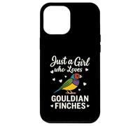 Carcasa para iPhone 12 Pro MAX Diamante de Gould Just a Girl Who Loves Gouldian Finch