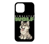 Carcasa para iPhone 12 Pro MAX Dibujos Animados Lobo del Himalaya Raza Animal Amante Lindo Lobos