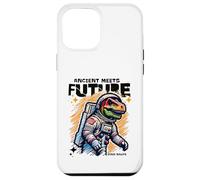 Carcasa para iPhone 12 Pro MAX Dino Astronaut Ancient Rex Future Fusion Art Space Explorer