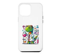 Carcasa para iPhone 12 Pro MAX Dinosaurio científico Divertido, Dinosaurio científico Inteligente, Escuela Infantil