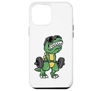Carcasa para iPhone 12 Pro MAX Dinosaurio T-Rex Brazos Cortos Divertido Halterofilia Dino T Rex