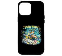 Carcasa para iPhone 12 Pro MAX Diseño de Gato de teoría del Caos - Gato científico Nerd