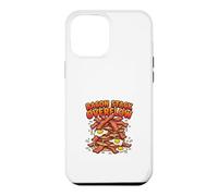 Carcasa para iPhone 12 Pro MAX Diseño Divertido de Bacon Stack Overflow para desayunar