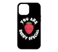 Carcasa para iPhone 12 Pro MAX Diseño Especial de Juego de Palabras de Bayas para Amantes de Las Fresas de You Are Berry