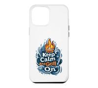 Carcasa para iPhone 12 Pro MAX Diseño Keep Calm and Grill On BBQ Pitmaster