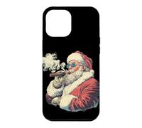 Carcasa para iPhone 12 Pro MAX Disfraz de Papá Noel Rico con cigarro para los Amantes de los Puros