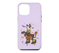 Carcasa para iPhone 12 Pro Max Disney Daisy Duck Halloween Black Cat Trick-or-Treat Icons