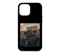 Carcasa para iPhone 12 Pro MAX Divertida Mascota de Panther Student para Selfies Vintage para el Día del Juego