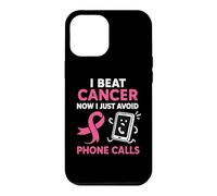 Carcasa para iPhone 12 Pro MAX Divertida superviviente de cáncer de Mama Pink Ribbon Warrior Antisocial