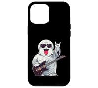 Carcasa para iPhone 12 Pro MAX Divertido Buda Rock Music Guitarrista Diseño Retro