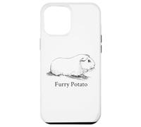 Carcasa para iPhone 12 Pro MAX Divertido Conejillo de Indias Peludo Patata Mal Nombre Animal Broma estúpida