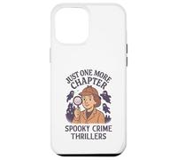 Carcasa para iPhone 12 Pro MAX Divertido Crimen Terror Thriller Detective Lector de Libros Lectura