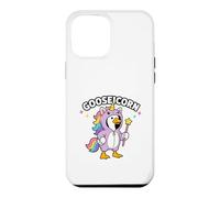 Carcasa para iPhone 12 Pro MAX Divertido diseño de Gooseicorn Unicorn Goose Adventure Goose para niños