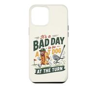 Carcasa para iPhone 12 Pro MAX Divertido Golf Hot Dog Turn Snack Cart Humor