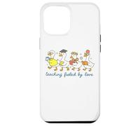 Carcasa para iPhone 12 Pro MAX Divertido Humor de Pato Profesor, enseñanza impulsada por el Amor