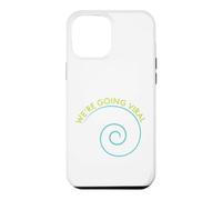Carcasa para iPhone 12 Pro MAX Divertido Juego de Palabras de microbiología Nos Estamos volviendo virales