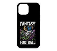 Carcasa para iPhone 12 Pro MAX Divertido Jugador de fútbol de fantasía vence a los Monstruos Diciendo
