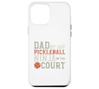 Carcasa para iPhone 12 Pro MAX Divertido Pickleball Dad Pickleball Ninja para Hombre