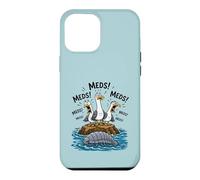 Carcasa para iPhone 12 Pro MAX Divertido píldora Bug Meds Gaviota Grito Enfermera Juego de Palabras Médico Humor