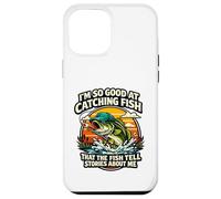 Carcasa para iPhone 12 Pro MAX Divertido Tan Bueno para atrapar Peces, el pez Cuenta Historias sobre mí