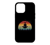 Carcasa para iPhone 12 Pro MAX Divertidos Instructores de Yoga para meditación, diseño Retro