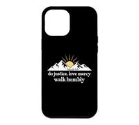 Carcasa para iPhone 12 Pro MAX Do Justice Love Mercy Walk Humbly Bible Verse Micah 6:8 God