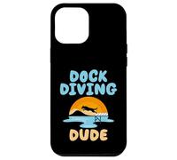 Carcasa para iPhone 12 Pro MAX Dock Diving Dude Buceo en Muelle