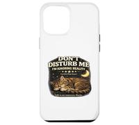 Carcasa para iPhone 12 Pro MAX Dont Disturb Me Ignoring Reality Cat Lovers Experto Divertido
