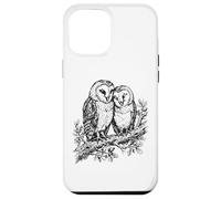 Carcasa para iPhone 12 Pro MAX Dos Búhos Vida Silvestre Bosque Observador De Aves