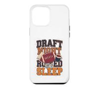 Carcasa para iPhone 12 Pro MAX Draft Night Arruined My Sleep Fantasía Fútbol Humor