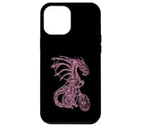 Carcasa para iPhone 12 Pro MAX Dragon Cycling Bicycle - Bicicleta Divertida para Montar en Bicicleta