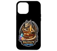 Carcasa para iPhone 12 Pro MAX Dragon Library Guardian Mantiene Las Historias seguras