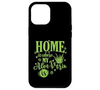 Carcasa para iPhone 12 Pro MAX El hogar es Donde mi Aloe Vera es Medicinal Planta