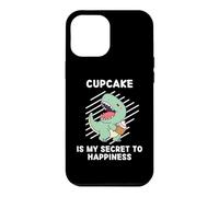 Carcasa para iPhone 12 Pro MAX El Lindo Cupcake de Dinosaurio es mi Secreto para la Felicidad: Dinosaurios